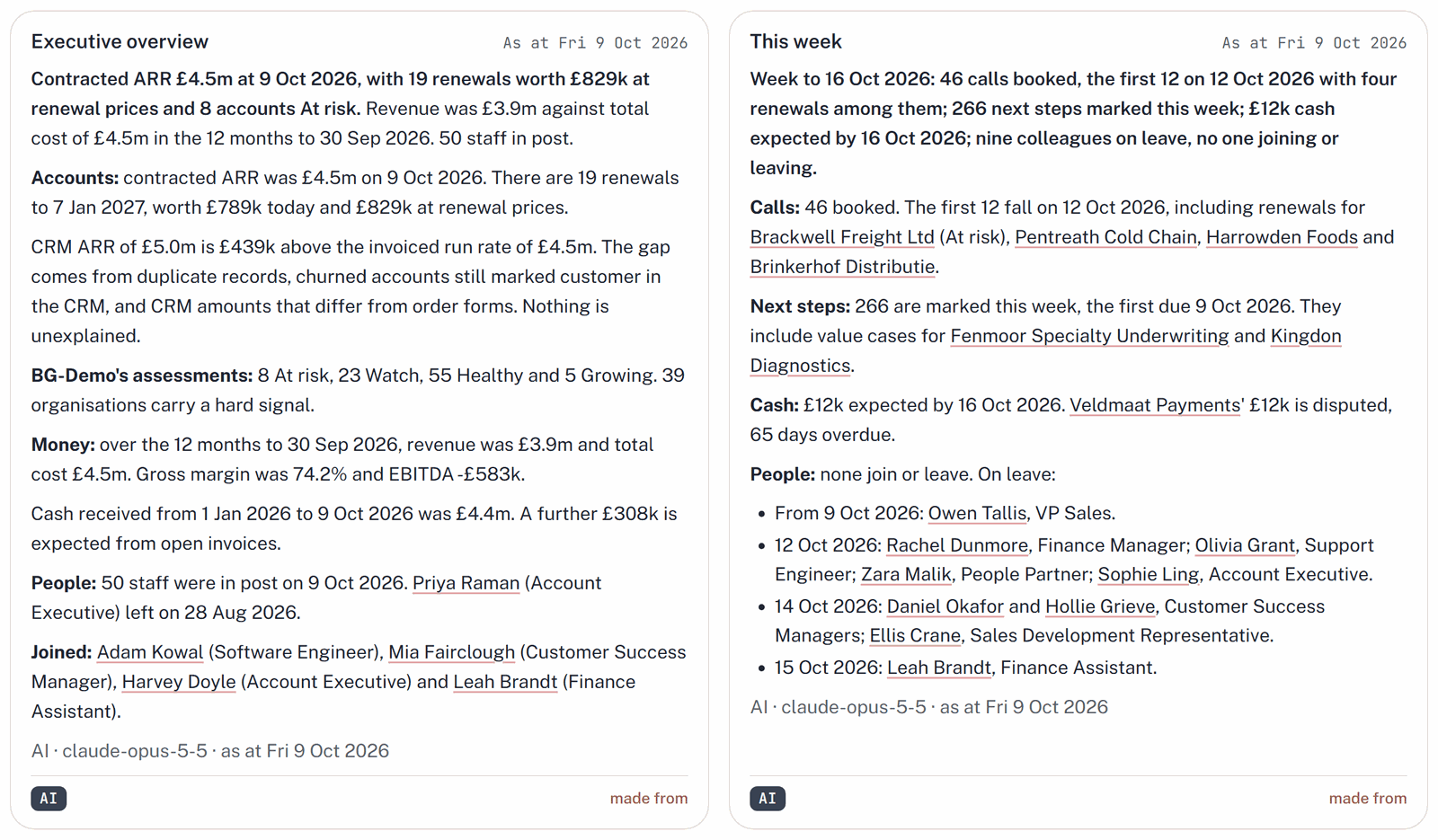 Screenshot: The week in one read